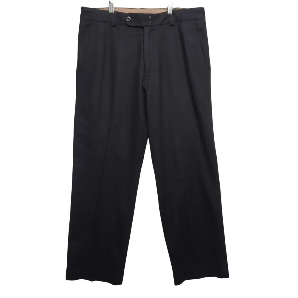 Banana Republic‎ Black Wool Blend Trousers 35x30